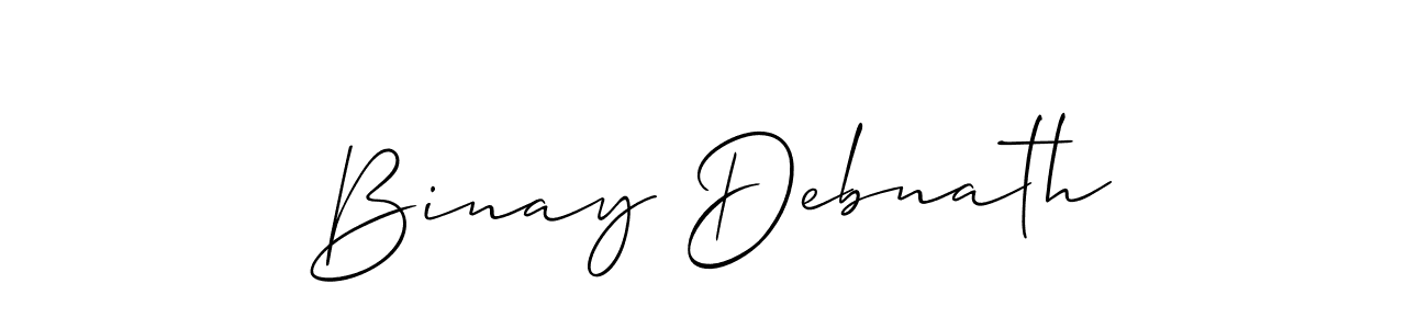 Make a short Binay Debnath signature style. Manage your documents anywhere anytime using Allison_Script. Create and add eSignatures, submit forms, share and send files easily. Binay Debnath signature style 2 images and pictures png