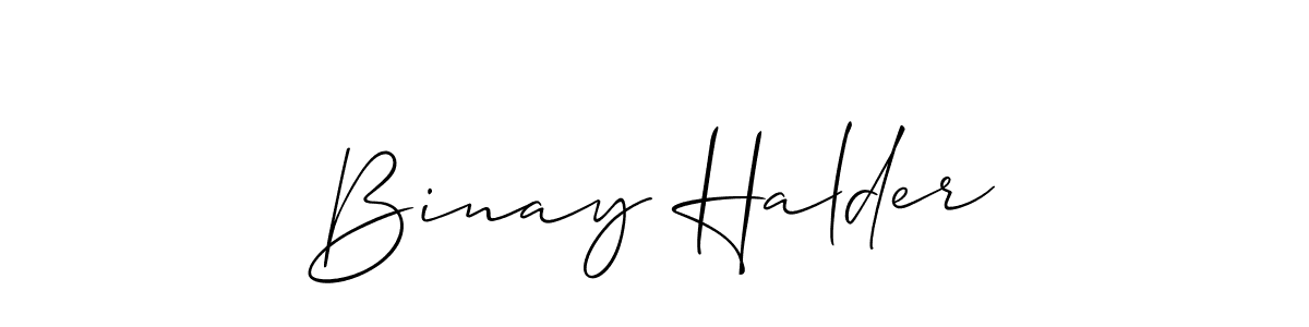 Make a beautiful signature design for name Binay Halder. Use this online signature maker to create a handwritten signature for free. Binay Halder signature style 2 images and pictures png