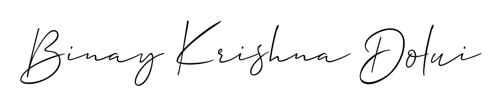 Personalize your online presence with Binay Krishna Dolui signature rendered in elegant Allison_Script font. Great for website footers and blogs. Binay Krishna Dolui signature style 2 images and pictures png