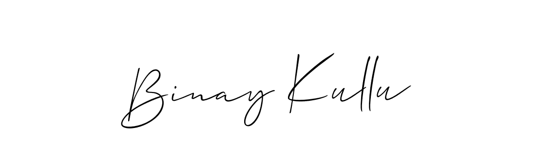 Best and Professional Signature Style for Binay Kullu. Allison_Script Best Signature Style Collection. Binay Kullu signature style 2 images and pictures png