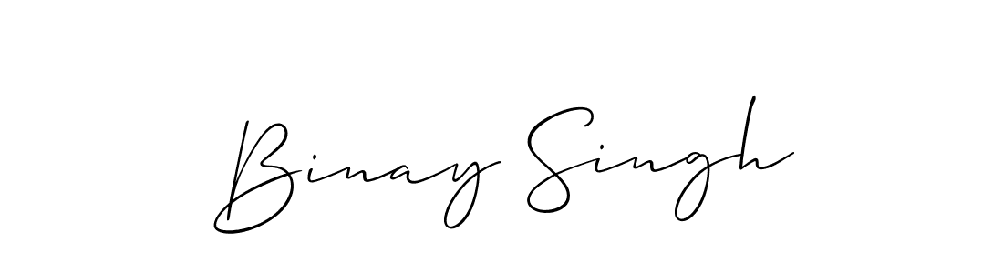 Allison_Script is a professional signature style that is perfect for those who want to add a touch of class to their signature. It is also a great choice for those who want to make their signature more unique. Get Binay Singh name to fancy signature for free. Binay Singh signature style 2 images and pictures png