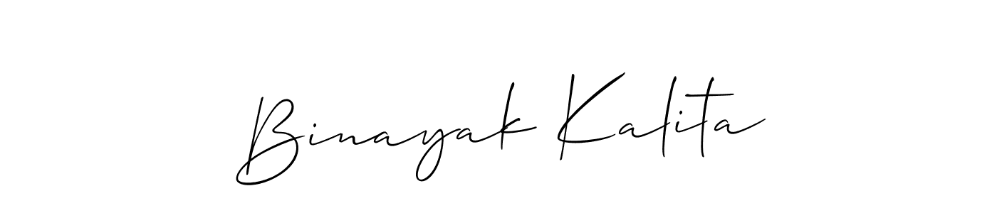 Also You can easily find your signature by using the search form. We will create Binayak Kalita name handwritten signature images for you free of cost using Allison_Script sign style. Binayak Kalita signature style 2 images and pictures png