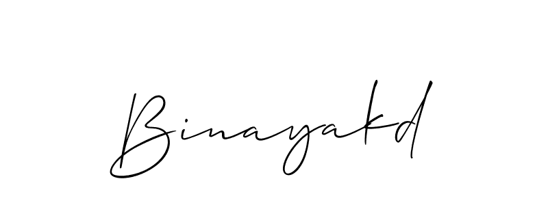Also You can easily find your signature by using the search form. We will create Binayakd name handwritten signature images for you free of cost using Allison_Script sign style. Binayakd signature style 2 images and pictures png
