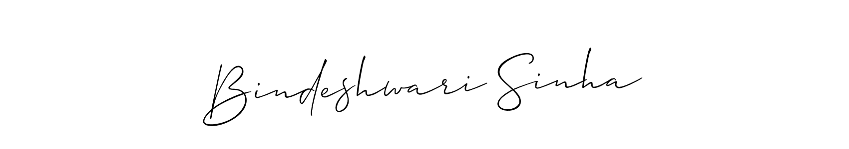 Similarly Allison_Script is the best handwritten signature design. Signature creator online .You can use it as an online autograph creator for name Bindeshwari Sinha. Bindeshwari Sinha signature style 2 images and pictures png