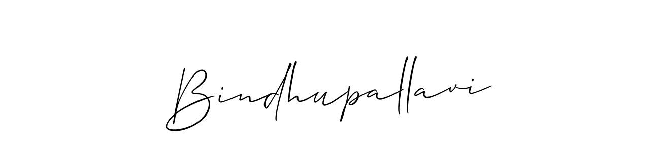 Make a beautiful signature design for name Bindhupallavi. With this signature (Allison_Script) style, you can create a handwritten signature for free. Bindhupallavi signature style 2 images and pictures png