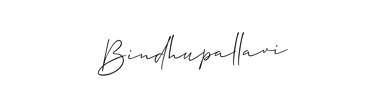 Make a beautiful signature design for name Bindhupallavi. With this signature (Allison_Script) style, you can create a handwritten signature for free. Bindhupallavi signature style 2 images and pictures png