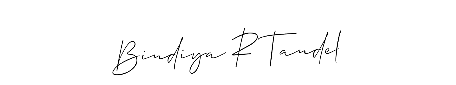 Make a beautiful signature design for name Bindiya R Tandel. Use this online signature maker to create a handwritten signature for free. Bindiya R Tandel signature style 2 images and pictures png