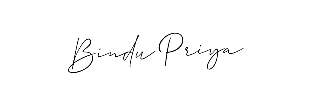 How to make Bindu Priya signature? Allison_Script is a professional autograph style. Create handwritten signature for Bindu Priya name. Bindu Priya signature style 2 images and pictures png
