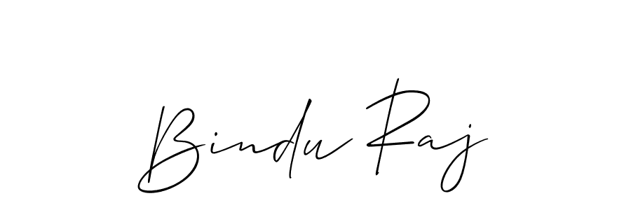 How to make Bindu Raj name signature. Use Allison_Script style for creating short signs online. This is the latest handwritten sign. Bindu Raj signature style 2 images and pictures png