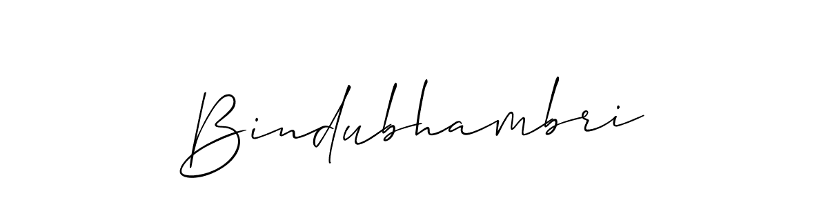 Best and Professional Signature Style for Bindubhambri. Allison_Script Best Signature Style Collection. Bindubhambri signature style 2 images and pictures png