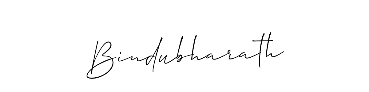 How to make Bindubharath name signature. Use Allison_Script style for creating short signs online. This is the latest handwritten sign. Bindubharath signature style 2 images and pictures png