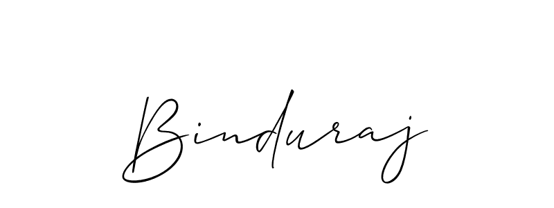 It looks lik you need a new signature style for name Binduraj. Design unique handwritten (Allison_Script) signature with our free signature maker in just a few clicks. Binduraj signature style 2 images and pictures png