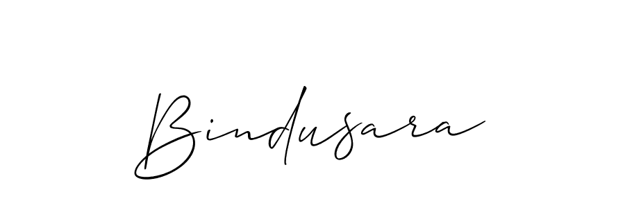 Design your own signature with our free online signature maker. With this signature software, you can create a handwritten (Allison_Script) signature for name Bindusara. Bindusara signature style 2 images and pictures png