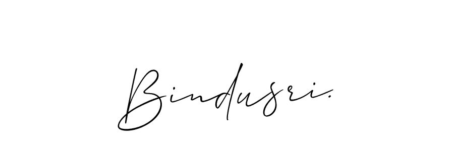 How to make Bindusri. name signature. Use Allison_Script style for creating short signs online. This is the latest handwritten sign. Bindusri. signature style 2 images and pictures png