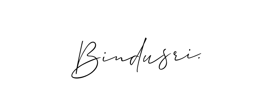 How to make Bindusri. name signature. Use Allison_Script style for creating short signs online. This is the latest handwritten sign. Bindusri. signature style 2 images and pictures png