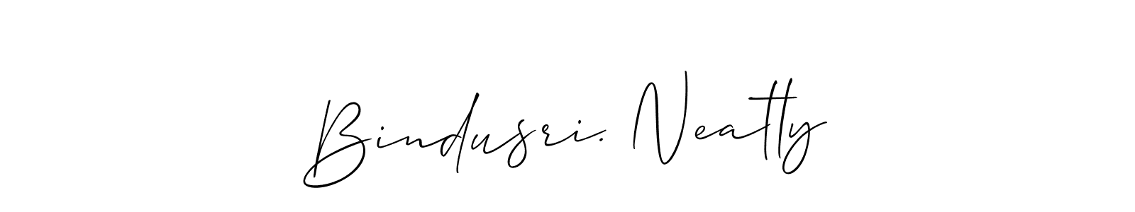 Once you've used our free online signature maker to create your best signature Allison_Script style, it's time to enjoy all of the benefits that Bindusri. Neatly name signing documents. Bindusri. Neatly signature style 2 images and pictures png