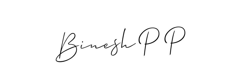You can use this online signature creator to create a handwritten signature for the name Binesh P P. This is the best online autograph maker. Binesh P P signature style 2 images and pictures png