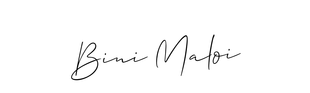 Here are the top 10 professional signature styles for the name Bini Maloi. These are the best autograph styles you can use for your name. Bini Maloi signature style 2 images and pictures png
