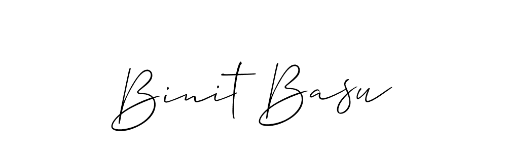How to make Binit Basu name signature. Use Allison_Script style for creating short signs online. This is the latest handwritten sign. Binit Basu signature style 2 images and pictures png