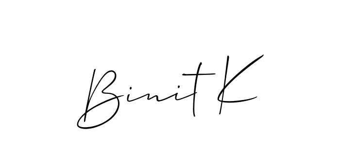 You can use this online signature creator to create a handwritten signature for the name Binit K. This is the best online autograph maker. Binit K signature style 2 images and pictures png