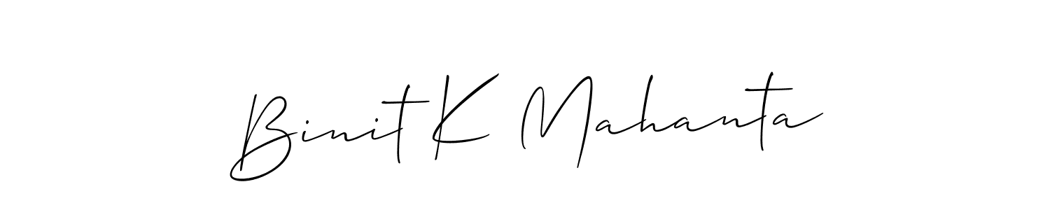 Once you've used our free online signature maker to create your best signature Allison_Script style, it's time to enjoy all of the benefits that Binit K Mahanta name signing documents. Binit K Mahanta signature style 2 images and pictures png