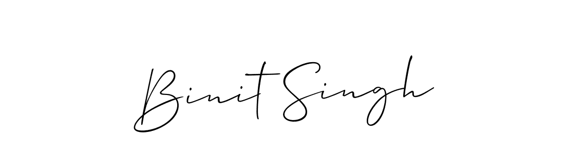 Binit Singh stylish signature style. Best Handwritten Sign (Allison_Script) for my name. Handwritten Signature Collection Ideas for my name Binit Singh. Binit Singh signature style 2 images and pictures png