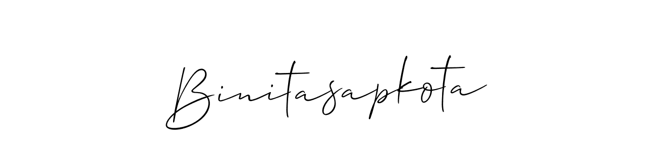 This is the best signature style for the Binitasapkota name. Also you like these signature font (Allison_Script). Mix name signature. Binitasapkota signature style 2 images and pictures png