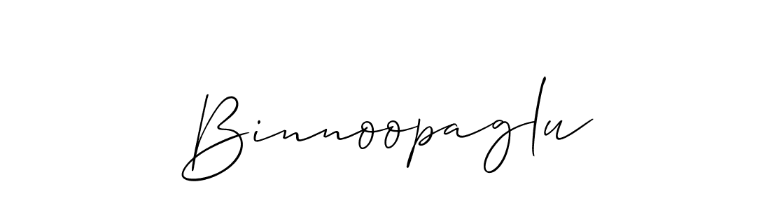 if you are searching for the best signature style for your name Binnoopaglu. so please give up your signature search. here we have designed multiple signature styles  using Allison_Script. Binnoopaglu signature style 2 images and pictures png
