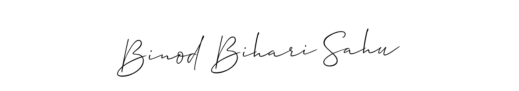 Similarly Allison_Script is the best handwritten signature design. Signature creator online .You can use it as an online autograph creator for name Binod Bihari Sahu. Binod Bihari Sahu signature style 2 images and pictures png