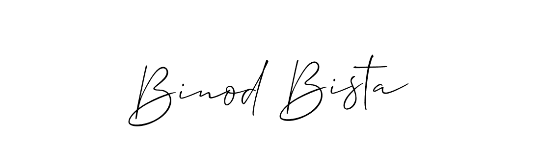 How to Draw Binod Bista signature style? Allison_Script is a latest design signature styles for name Binod Bista. Binod Bista signature style 2 images and pictures png