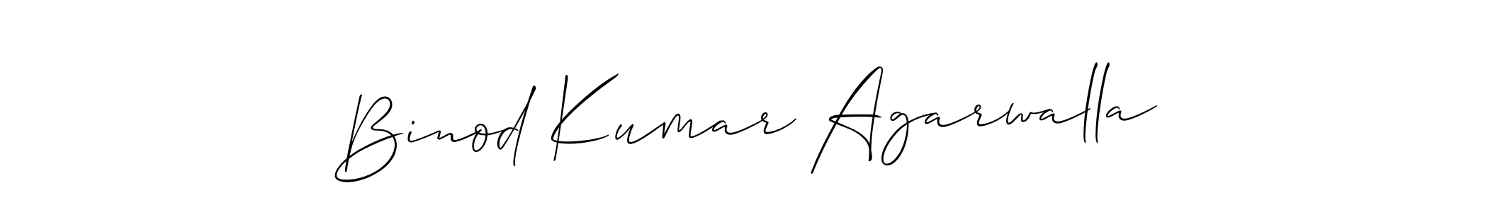 Binod Kumar Agarwalla stylish signature style. Best Handwritten Sign (Allison_Script) for my name. Handwritten Signature Collection Ideas for my name Binod Kumar Agarwalla. Binod Kumar Agarwalla signature style 2 images and pictures png