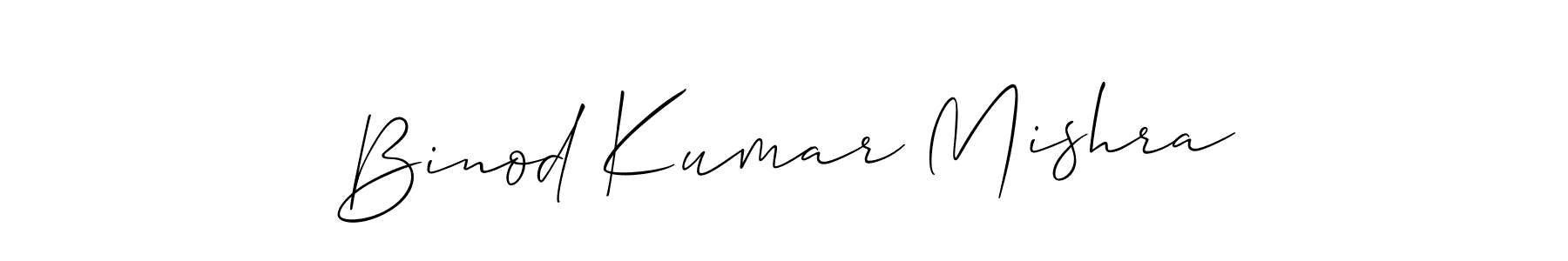 Also You can easily find your signature by using the search form. We will create Binod Kumar Mishra name handwritten signature images for you free of cost using Allison_Script sign style. Binod Kumar Mishra signature style 2 images and pictures png