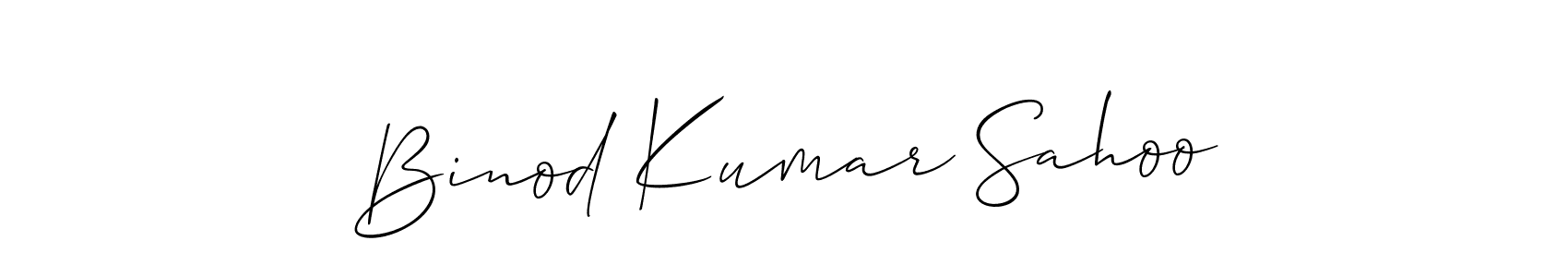 How to Draw Binod Kumar Sahoo signature style? Allison_Script is a latest design signature styles for name Binod Kumar Sahoo. Binod Kumar Sahoo signature style 2 images and pictures png