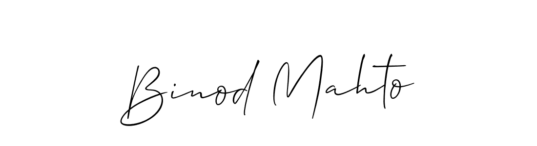 Best and Professional Signature Style for Binod Mahto. Allison_Script Best Signature Style Collection. Binod Mahto signature style 2 images and pictures png