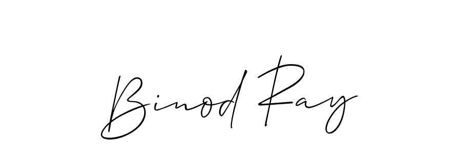 Make a beautiful signature design for name Binod Ray. With this signature (Allison_Script) style, you can create a handwritten signature for free. Binod Ray signature style 2 images and pictures png