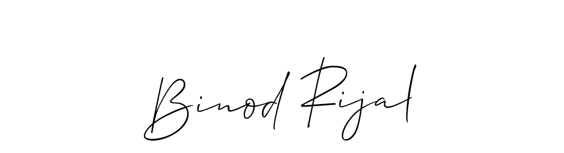 Best and Professional Signature Style for Binod Rijal. Allison_Script Best Signature Style Collection. Binod Rijal signature style 2 images and pictures png