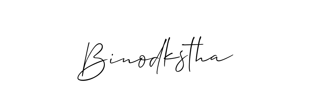 Binodkstha stylish signature style. Best Handwritten Sign (Allison_Script) for my name. Handwritten Signature Collection Ideas for my name Binodkstha. Binodkstha signature style 2 images and pictures png