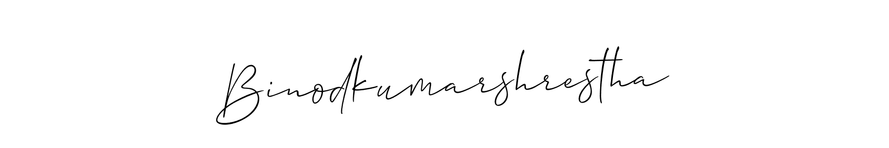 This is the best signature style for the Binodkumarshrestha name. Also you like these signature font (Allison_Script). Mix name signature. Binodkumarshrestha signature style 2 images and pictures png