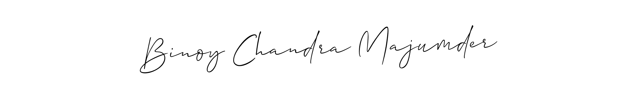 Make a beautiful signature design for name Binoy Chandra Majumder. With this signature (Allison_Script) style, you can create a handwritten signature for free. Binoy Chandra Majumder signature style 2 images and pictures png