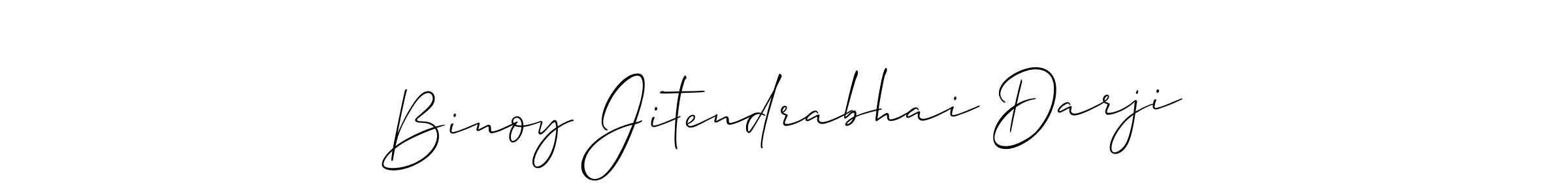 How to make Binoy Jitendrabhai Darji signature? Allison_Script is a professional autograph style. Create handwritten signature for Binoy Jitendrabhai Darji name. Binoy Jitendrabhai Darji signature style 2 images and pictures png