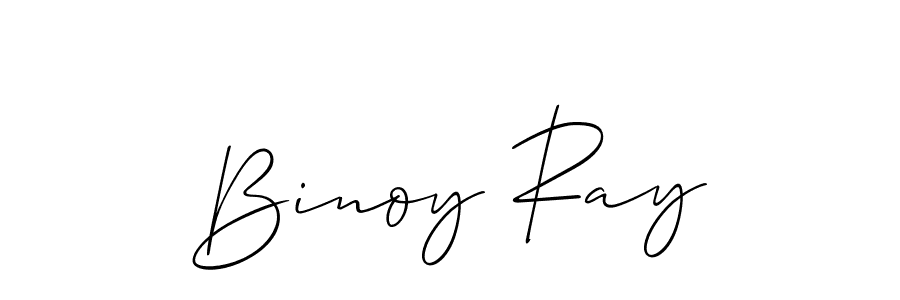 Create a beautiful signature design for name Binoy Ray. With this signature (Allison_Script) fonts, you can make a handwritten signature for free. Binoy Ray signature style 2 images and pictures png