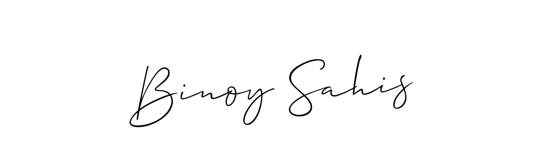Once you've used our free online signature maker to create your best signature Allison_Script style, it's time to enjoy all of the benefits that Binoy Sahis name signing documents. Binoy Sahis signature style 2 images and pictures png