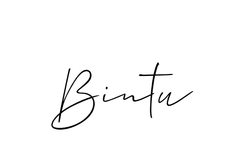 How to Draw Bintu signature style? Allison_Script is a latest design signature styles for name Bintu. Bintu signature style 2 images and pictures png
