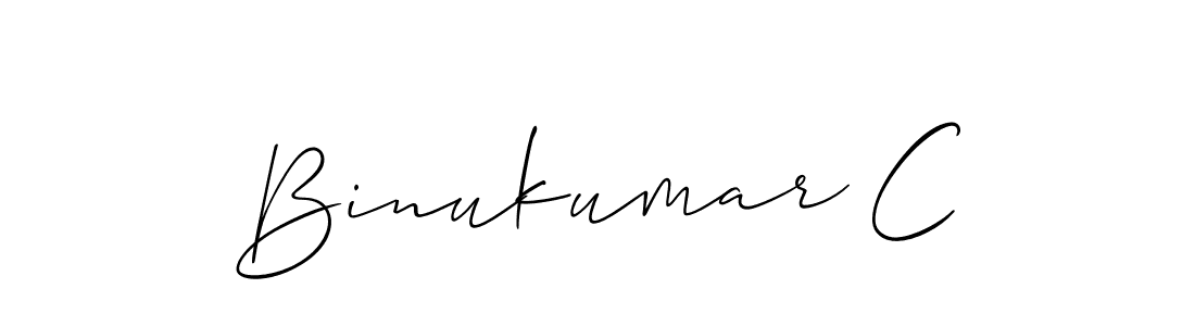 Similarly Allison_Script is the best handwritten signature design. Signature creator online .You can use it as an online autograph creator for name Binukumar C. Binukumar C signature style 2 images and pictures png