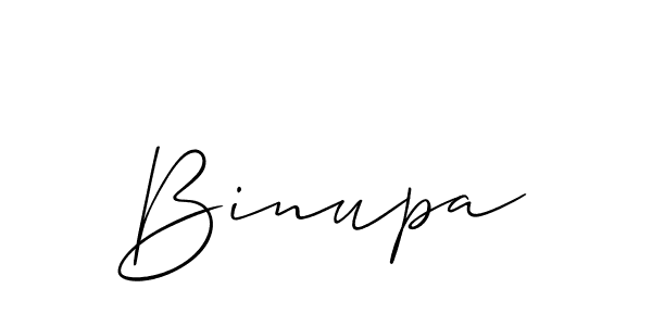 Binupa stylish signature style. Best Handwritten Sign (Allison_Script) for my name. Handwritten Signature Collection Ideas for my name Binupa. Binupa signature style 2 images and pictures png