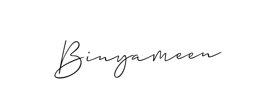 Make a short Binyameen signature style. Manage your documents anywhere anytime using Allison_Script. Create and add eSignatures, submit forms, share and send files easily. Binyameen signature style 2 images and pictures png