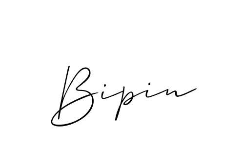 The best way (Allison_Script) to make a short signature is to pick only two or three words in your name. The name Bipin include a total of six letters. For converting this name. Bipin signature style 2 images and pictures png