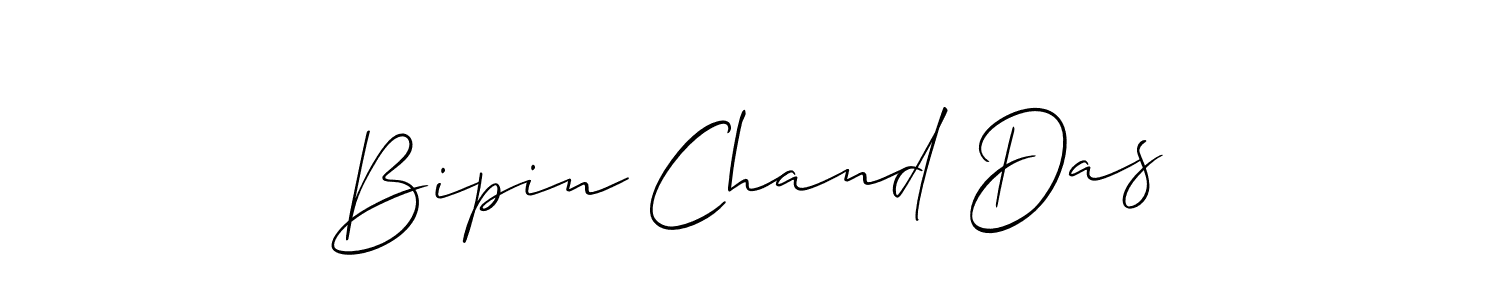 The best way (Allison_Script) to make a short signature is to pick only two or three words in your name. The name Bipin Chand Das include a total of six letters. For converting this name. Bipin Chand Das signature style 2 images and pictures png