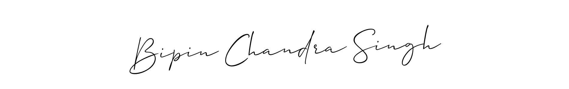 Use a signature maker to create a handwritten signature online. With this signature software, you can design (Allison_Script) your own signature for name Bipin Chandra Singh. Bipin Chandra Singh signature style 2 images and pictures png
