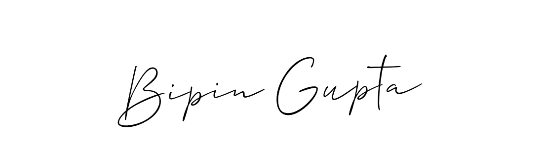 Bipin Gupta stylish signature style. Best Handwritten Sign (Allison_Script) for my name. Handwritten Signature Collection Ideas for my name Bipin Gupta. Bipin Gupta signature style 2 images and pictures png